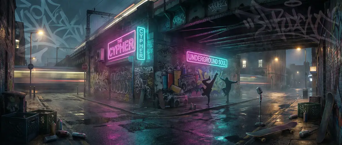 有毒的欲望:上瘾 - 城市街头文化夜景